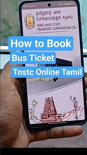 How to book bus ticket in tnstc online Tamil - Mrcybertech #tnstc