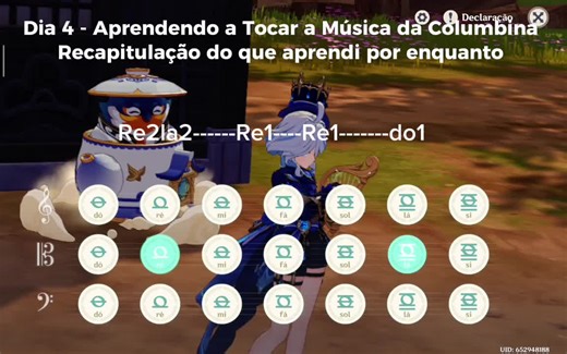 Aprendendo a Tocar para Meu Ritual em Genshin Impact