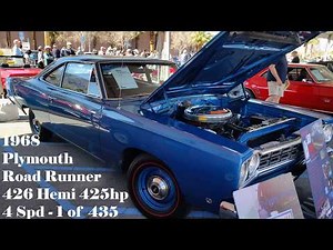 1968 Plymouth Road Runner 426 Hemi V8 425hp 4 Speed - Featured Car - 1 of 435 Made in 68 Restored
