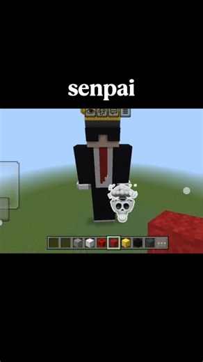 senpai spider statue #minecraft