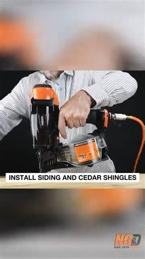 Nail Gun Depot on Instagram: "Introducing the Freeman PCN65 Coil Siding & Fencing Nailer – the perfect tool for your siding, sheathing, decking, and fencing projects. This heavy-duty pneumatic nailer drives 15-degree wire-collated coil nails from 1-3/4” to 2-1/2” and plastic collated nails from 1-1/4” to 2-1/2”, making it versatile for a variety of exterior applications. Key Features: ✅ Drives 15-degree wire-collated or plastic-collated coil nails. ✅ Ideal for siding, fencing, decking, and sheat