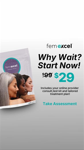 Fatigue, weight changes, or hormonal acne? These could be signs of PCOS. Find out with a simple at-home test. ✅ Easy at-home hormone test kit ✅ 1-on-1 online medical consultation ✅ Customized treatment plan—because PCOS isn’t one-size-fits-all Know your hormones. Take charge of your health today! | Fem Excel