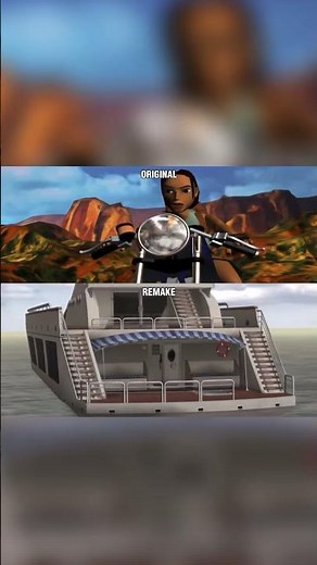 Original VS Remake: Tomb Raider 1996 And Tomb Raider Anniversary Comparison #gaming