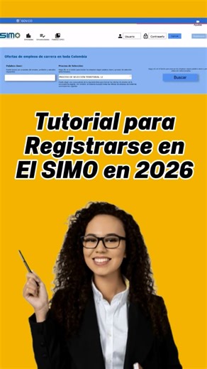 Cómo registrarse en el SIMO para participar en los concursos de méritos de la CNSC ene el 2026‼️ #simo #cnsc #concursopúblico #trabajo #colombia🇨🇴 | Diego Bohada