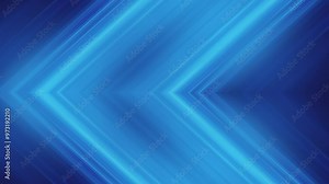 Rhythmic abstract blue background with smooth motion converging lines looping