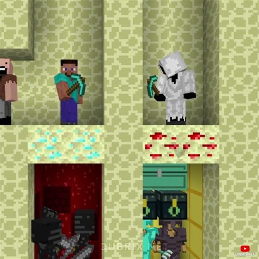 HELP STEVE! To Win Notch Apple From Reaper #herobrine #minecraft #shorts