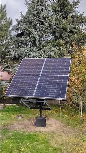 Simple Solar Panel Tracker Following The Sun