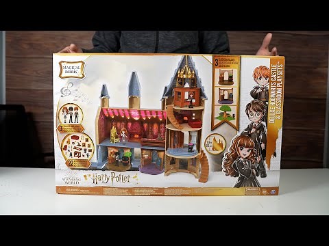 Harry Potter Magical Minis Delux Hogwarts Castle and Classroom Playsets Unboxing and Review