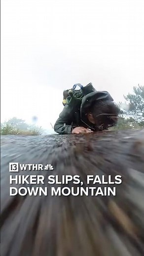Hiker slips and falls down mountain | Via:CNN