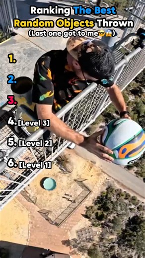Ranking the best random objects thrown