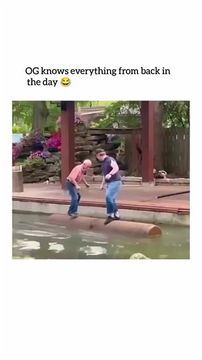 FUNNY FUNNY on Instagram: "Log rolling is a water sport and balance challenge where a person stands on a floating log and tries to remain upright as it spins freely beneath their feet. Because the log is round, even the smallest shift in body weight causes it to rotate, forcing the person on top to make constant, rapid adjustments. Ankles, calves, hips, and core muscles all work together to stabilize the body, while the brain processes movement in real time to prevent overcorrecting. Staying low