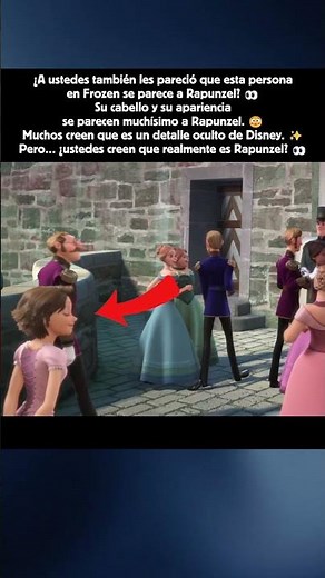 El Detalle Secreto de Rapunzel en Frozen 👀✨ #frozen