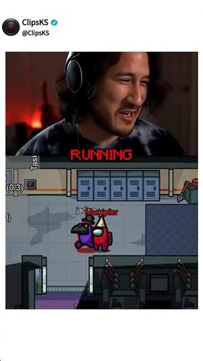 Markiplier went CRAZY as the impostor! 😈 #amongus #impostor #viral #shorts #markiplier