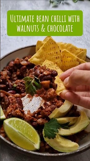 THE MOST DELICIOUS Bean Chilli with Walnuts & Chocolate - Rukmini Iyer The Green Cookbook
