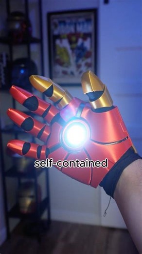 DIY Iron Man repulsor glove! #shorts #marvel #ironman #cosplay #disney #3dprinting #diy #ironman3