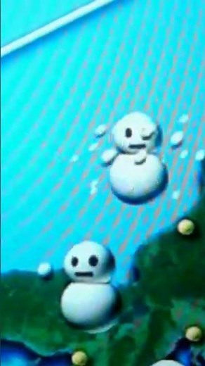 ＮＨＫ 気象情報（天気予報） 雪（雪だるま）マーク