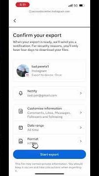 How to Download Your Instagram Data (JSON Export) — Quick Tutorial