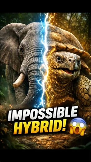 Elephant + Tortoise = Impossible Hybrid 😱 | AI Transformation #aitransformation