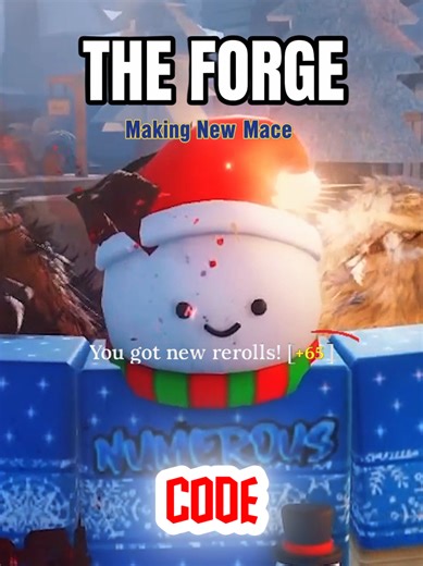 THE FORGE NEW CODE (wait for it ) , How to craft the powerful new Mace 🤩🔥 #fyp #theforge #67 #newupdate #viral