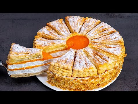 I taught all my friends how to make the fastest puff pastry cake!