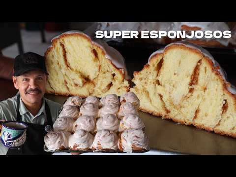 Los Roles de Canela MÁS Suaves y Esponjosos (Receta de Panadería)