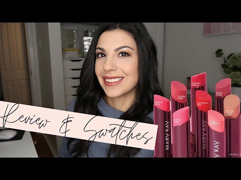 Mary Kay Supreme Hydrating Lipstick Review & Swatches