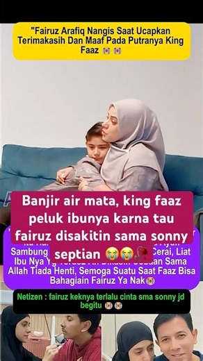 King Faaz cries to Fairuz asking him not to divorce #kingfaaz #sonnyseptian #fairuzarafiq