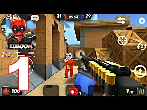 Kuboom - Gameplay Walkthrough Part 1 - First Battle (Android Games)