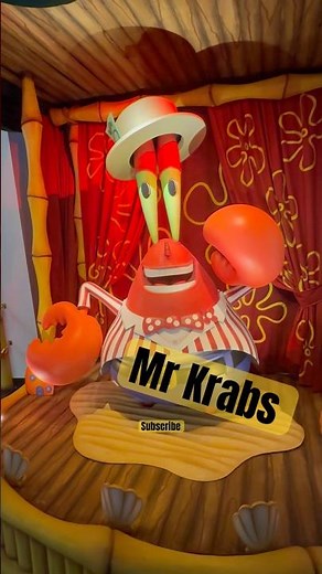 Mr. Krabs Animatronic 🎡 | SpongeBob’s Crazy Carnival Ride in Las Vegas
