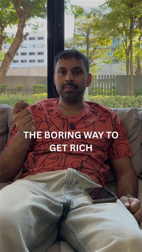 Harsh Gupta | Wealth creation doesn't have to be complicated. In fact, the most effective strategy is often the most "boring." In this video, I break... | Instagram