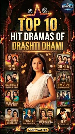Top 10 Hit Dramas of Drashti Dhami | Top World Entertainment