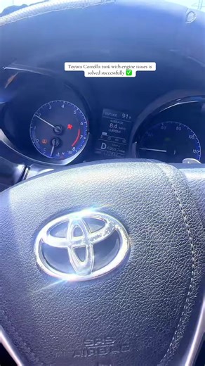 Toyota Corolla 2016 Engine Issue Resolution