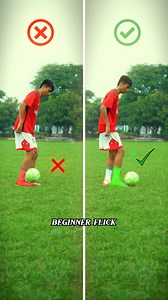 2.4M views · 10K reactions | BEGINNER FLICK UP ⚽️. #football #footballskills #soccer #flickup | Vikash Hwbm | Facebook