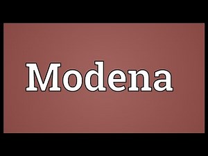 Modena Meaning