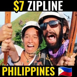 Philippines Zipline gone wrong. 😂🇵🇭 | Happiness Crossing