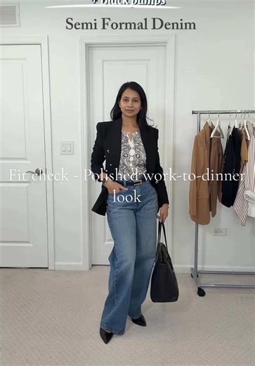 Styling Denim for a Semi-Formal Look