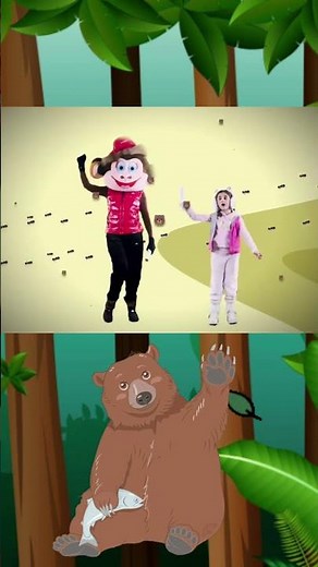 🐻 We're Going on a Bear Hunt! : Stomp, Splash & Brain Break Adventure 👣💦 #shorts