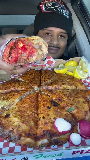 Birria Pizza and Burrito ASMR Mukbang at El Patron 818