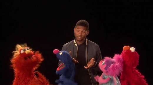 before the Super Bowl @Usher Raymond went on Sesame Street and put a new meaning to the ABC’s🔥🔥 #kids #abc #usher #sesamestreet #elmo #school