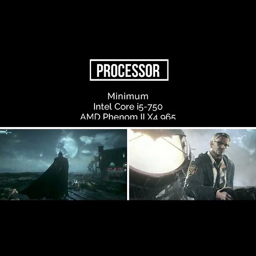 Batman Arkham Knight PC Minimum System Requirements