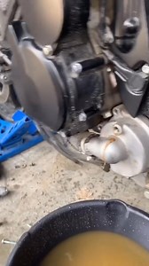 Its important to change your coolant every now and again I suspect this is just water Its also been sitting for 5 years #motorcycle #moto | MRC Motorcycle