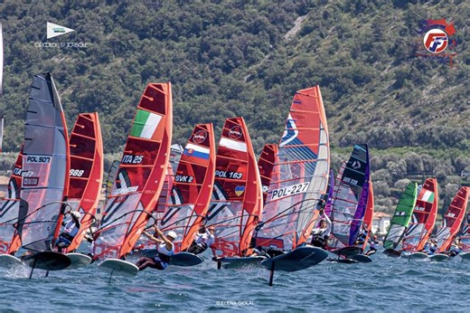 2022 Formula Windsurfing Foil World Championships Torbole - Day 2