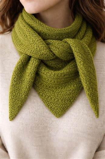 Triangle Scarf Knitting Pattern - Etsy