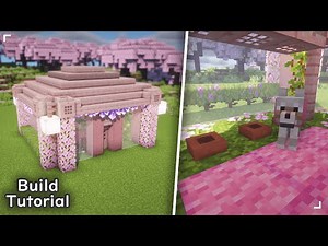 🌸 Cherry Blossom Dog House 🐶 | Minecraft Build Tutorial