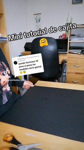 Respuesta a @linda.17.11 hola 🤗 espero te sea útil este mini tutorial puedes pausar el video para ver las medidas 🤗💜 #manualidades #cajitaspersonalizadas #army #💜💜