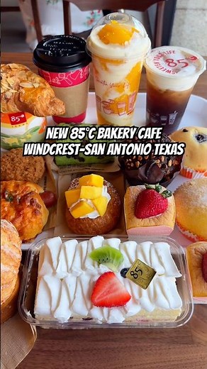 New 85°C Bakery Cafe 5253 Walzem Rd 1, San Antonio, TX 78218