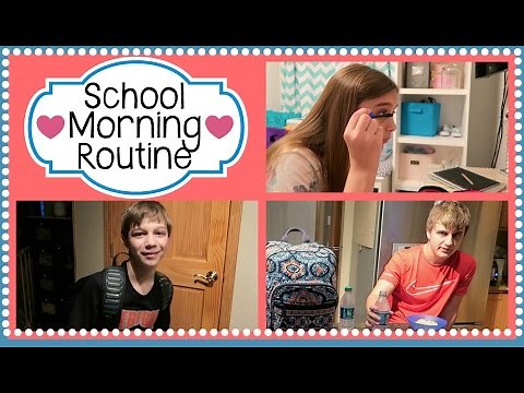 FAMILY SCHOOL MORNING ROUTINE | SPRING 2016