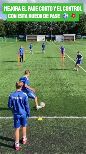 ⚽ RUEDA DE PASE PARA MEJORAR EL CONTROL Y LA PRECISIÓN 🔄 Un ejercicio sencillo y dinámico para potenciar el pase corto, el control y los perfiles. La rueda de pase ayuda a que los jugadores aprendan a moverse, recibir y decidir con rapidez, mejorando su coordinación y precisión en equipo. 💡 En nuestro curso Entrenador de Fútbol Formativo, te mostramos cómo aplicar este y otros ejercicios dentro de un plan completo para: ✅ Mejorar la técnica individual y colectiva ✅ Fomentar la comunicación y e