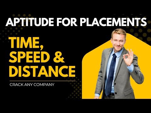 🔥 Time, Speed & Distance Aptitude | Placement Preparation | Shortcut Tricks & Easy Solutions