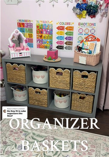 12x12 Storage Cube Baskets for Home Organization